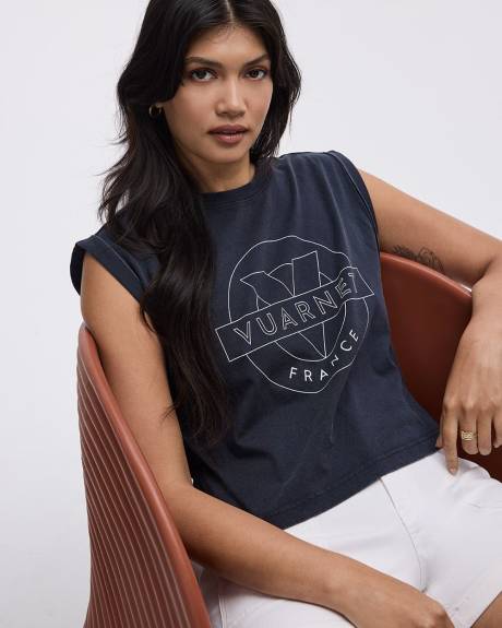 Crew-Neck Muscle T-Shirt - Vuarnet for Hyba