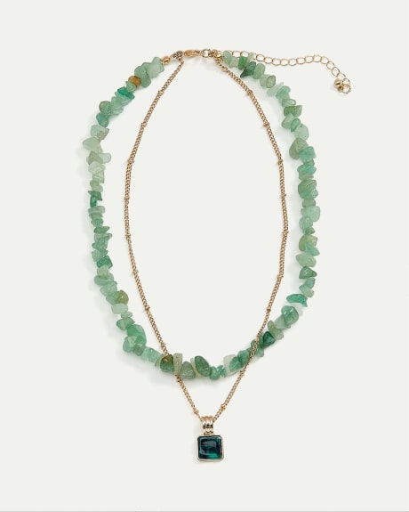 Short Double-Layer Necklace