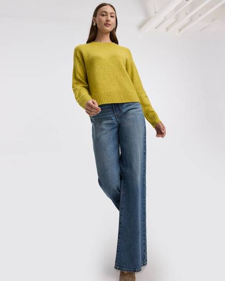 Long-Sleeve Crew-Neck PlushSoft Pullover