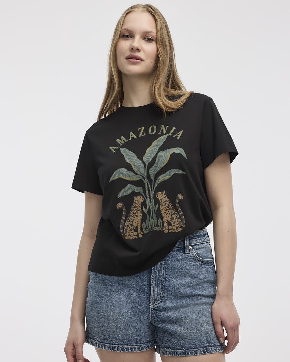 Crew-Neck Graphic T-Shirt