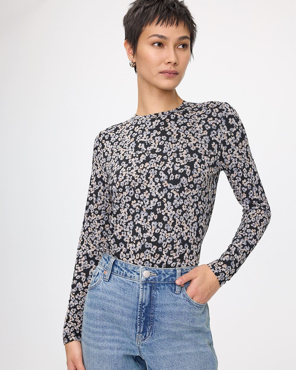 Long-Sleeve Crew-Neck Tee