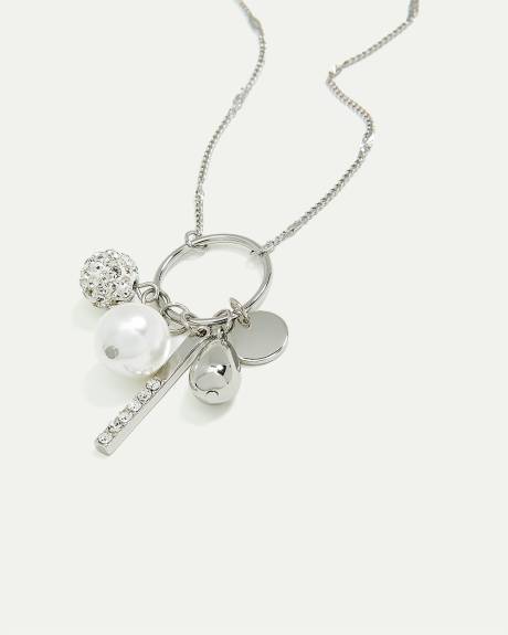 Short Necklace with Charms