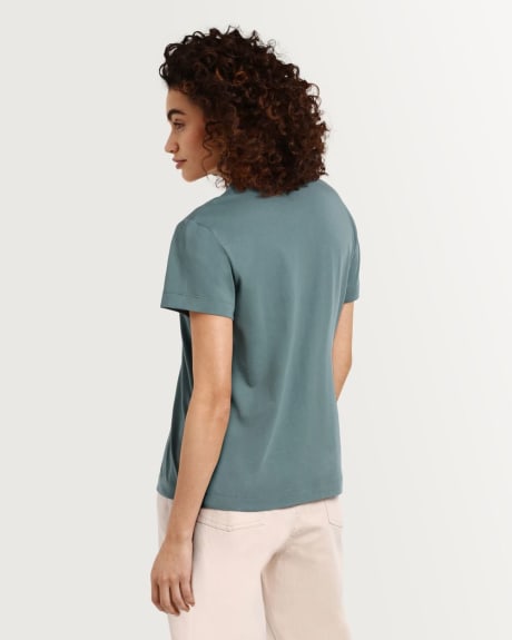 T-shirt à manches courtes en coton modal