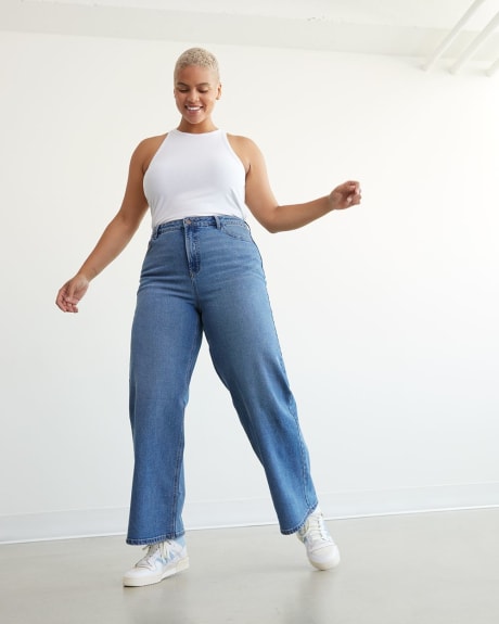 Wide-Leg Super High-Rise Curvy Jean