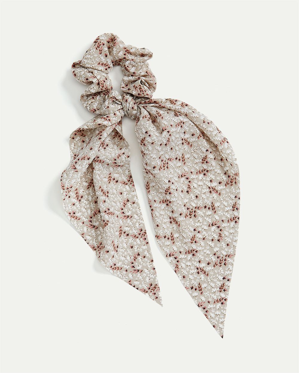 Floral Scarf Scrunchie