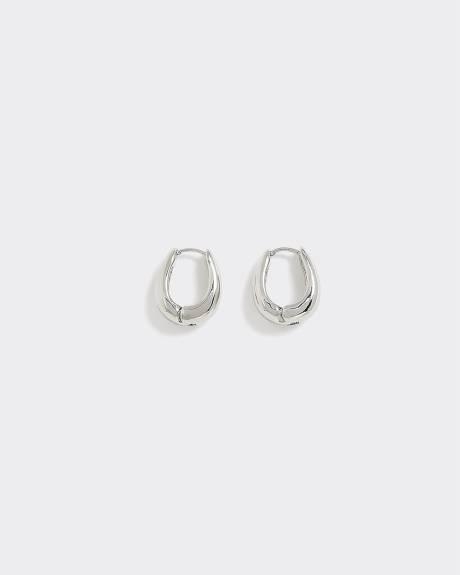Chunky Oval Hoops