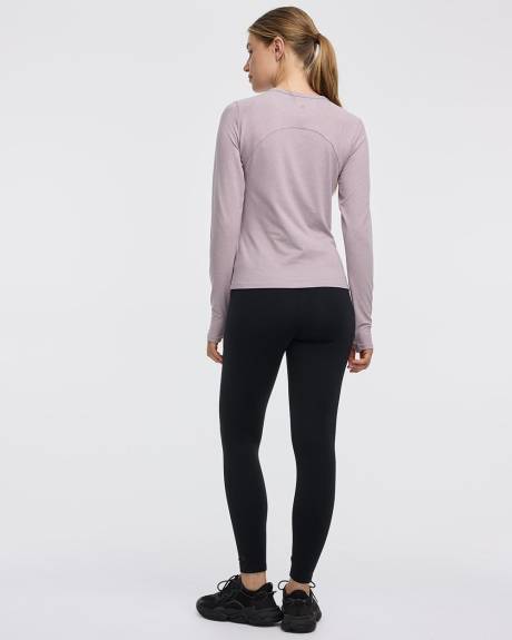 Long-Sleeve Crew-Neck Top - Hyba