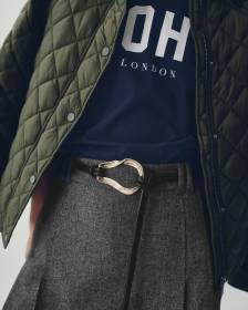 Faux Leather Cord Belt