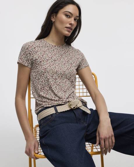 Short-Sleeve Crew-Neck Tee - R Essentials