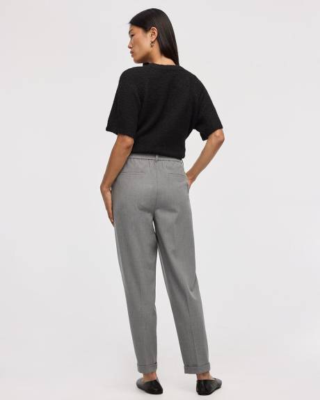 Pantalon à jambe fuselée et taille haute - L'Intemporelle - Long