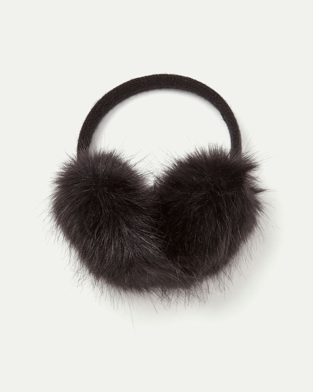 Surdimensionné fausse fourrure hiver thermiques Fashion Cache-oreilles en blanc et marron 