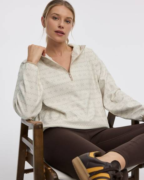 Hooded Polar Fleece Pullover - Hyba