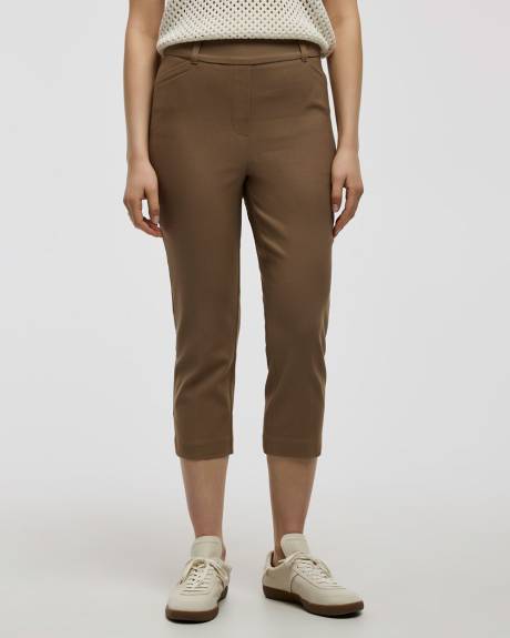 Slim-Leg High-Rise Capri Pants - The Iconic (R)
