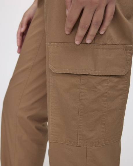 Poplin Jogger with Cargo Pockets