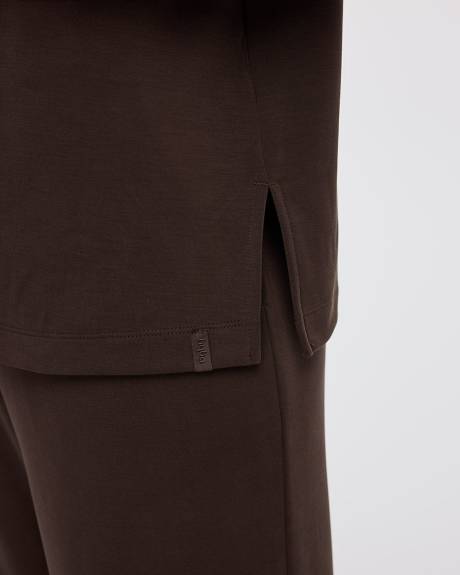 Long-Sleeve Mock-Neck Pullover - Hyba