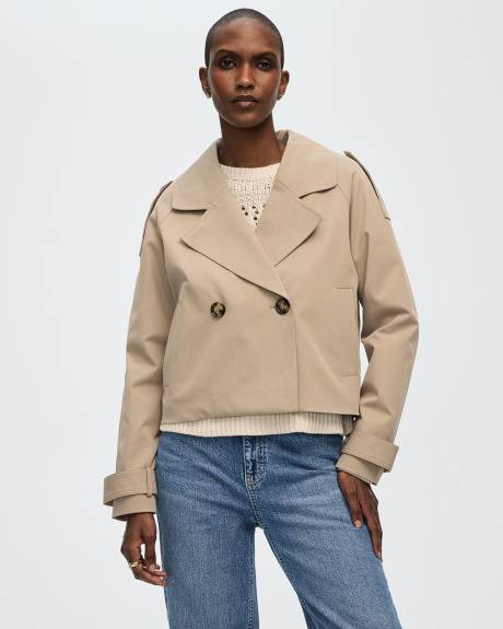 Manteau trench court