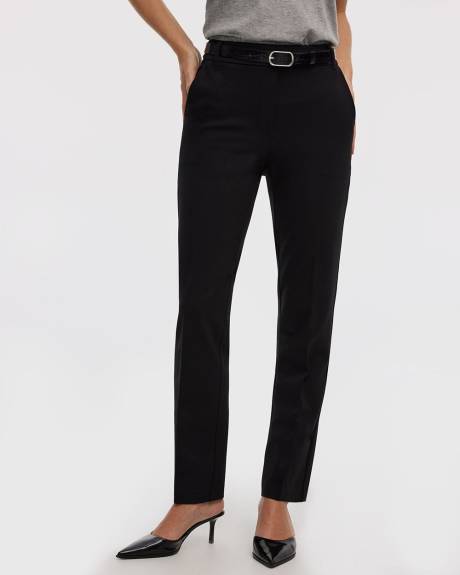 Pantalon à taille haute et jambe droite - Le Stretch Moderne (MD) - Petite