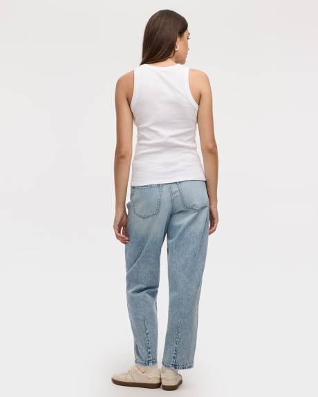 Ribbed Crew-Neck Tank - R Essentials