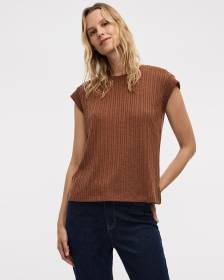 Extended-Sleeve Crew-Neck T-Shirt