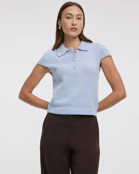 Polo à manches très courtes