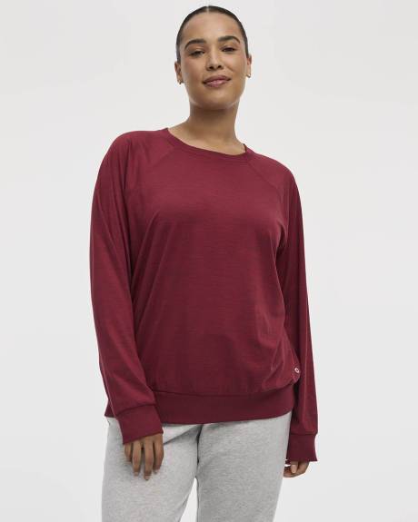 Long-Sleeve Crew-Neck Pullover - Dry-Lux (R) Hyba Essentials