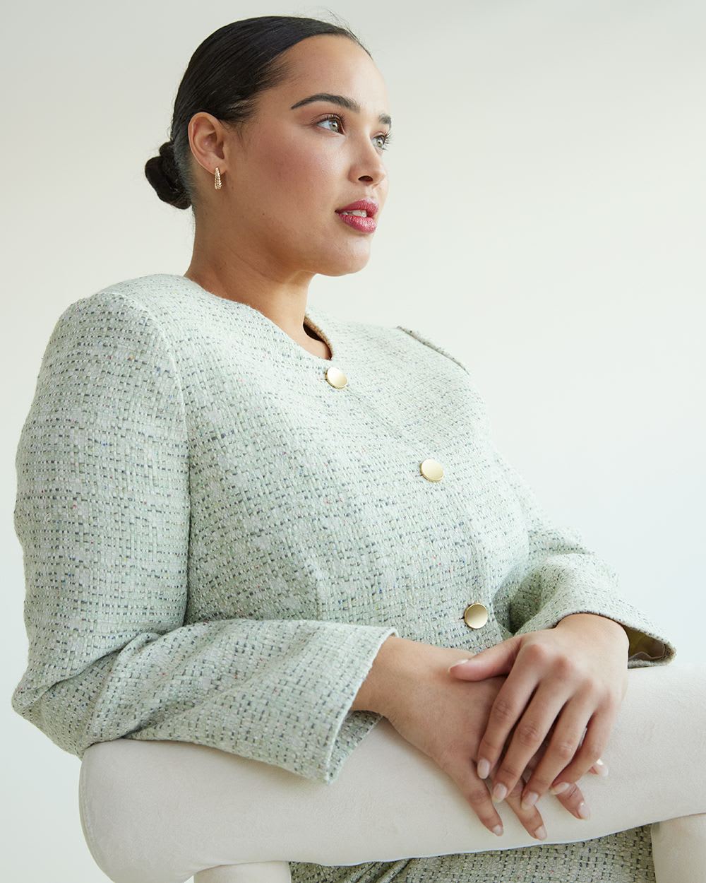 Tweed Cropped Jacket | Regular | Reitmans