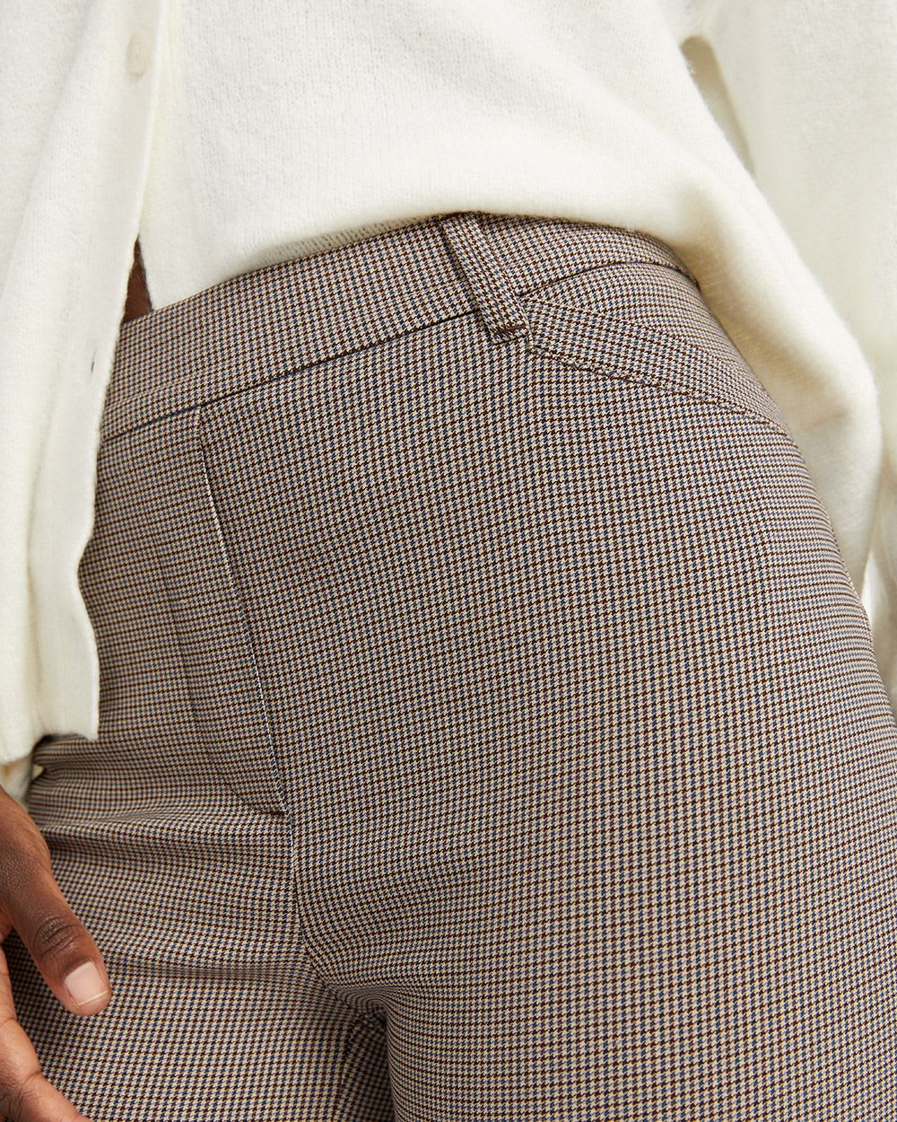 Houndstooth Straight Leg Pants, The Iconic