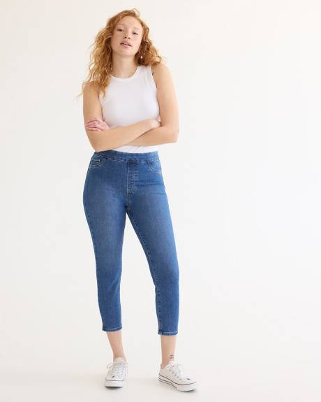 Cropped Denim Legging - R Essentials - Petite