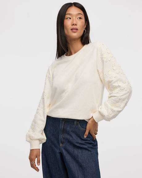 Long-Sleeve French Terry Sweatshirt