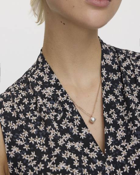 Haut sans manches à col V