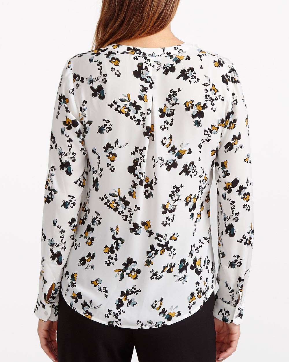 Long Sleeve Printed Blouse Women Reitmans
