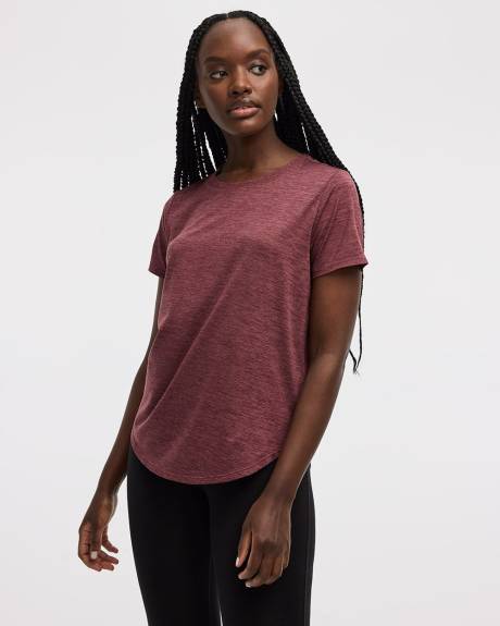 T-shirt à col rond et manches courtes - DRY-LUX (MD) Hyba Essentiels