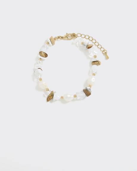 Bracelet with Stones and Pearls