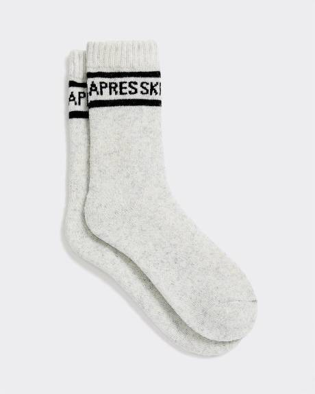 Bas avec touche de laine « après-ski » - Hyba