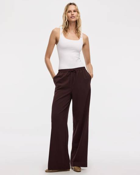 Wide-Leg High-Rise Pull-On Pant - The Timeless