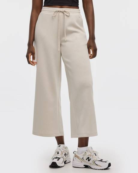 Cropped Wide-Leg Pants - Hyba