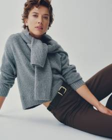 Long-Sleeve Crew-Neck PlushSoft Pullover