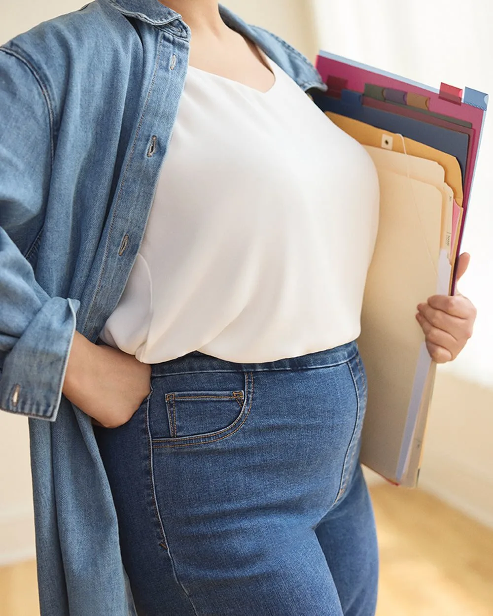 Denim Legging Pants R Essentials Regular Reitmans