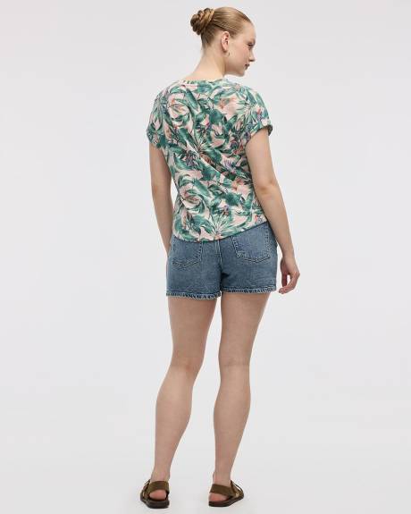 T-shirt à manches courtes et col rond