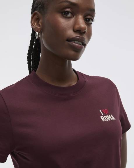 Crew-Neck Graphic T-Shirt