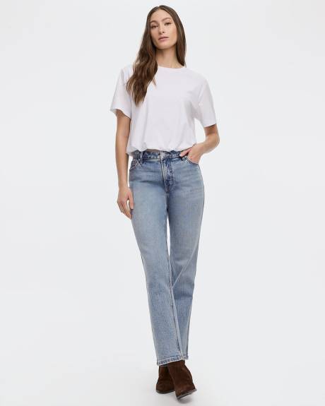 Jean à jambe droite et taille mi-haute - Le Classique - Petite