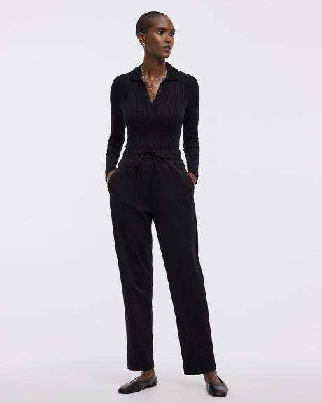 Tapered-Leg High-Rise Pants - The Modern Stretch (R) - Tall