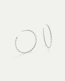 Large Twisted Open Hoops