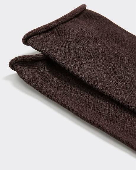 Bas mi-mollet chinés en viscose de bambou