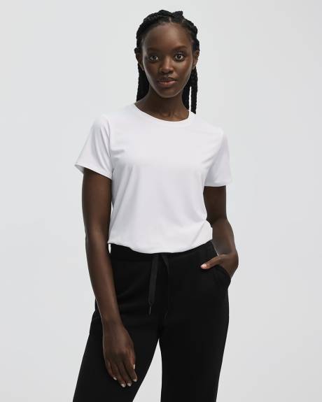 T-shirt à col rond et manches courtes - DRY-LUX (MD) Hyba Essentiels