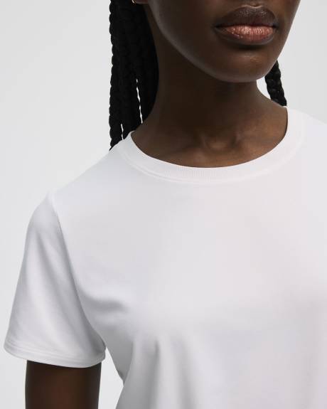 T-shirt à col rond et manches courtes - DRY-LUX (MD) Hyba Essentiels