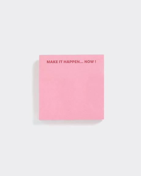 Bloc-notes avec citation