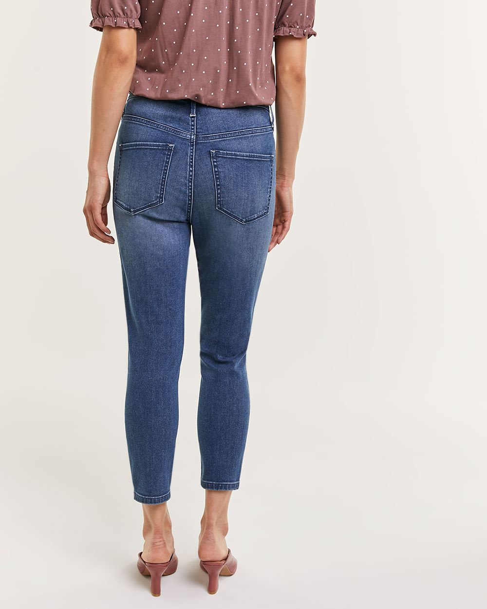 Super High Rise Cropped Skinny Jeans The Curvy - Petite