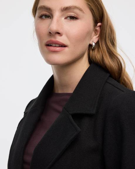 Manteau long à deux boutons