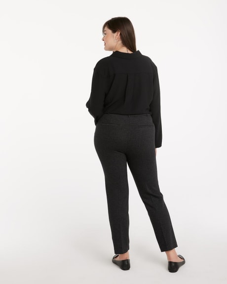Straight-Leg Pull-On High-Rise Pants, The Modern Stretch